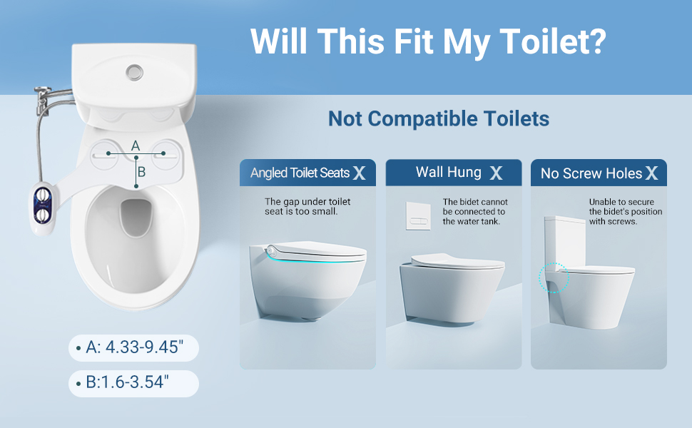 Veken bidet water pressure dial detail - View 3